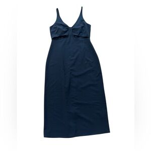 Abercrombie & Fitch Black Cut Out Midi Dress